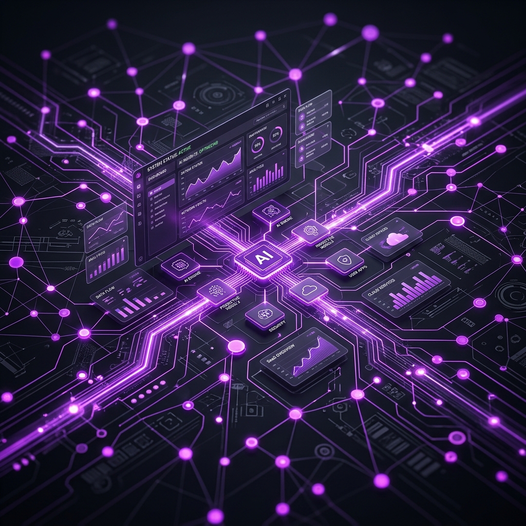 SaaS Dashboard AI Network